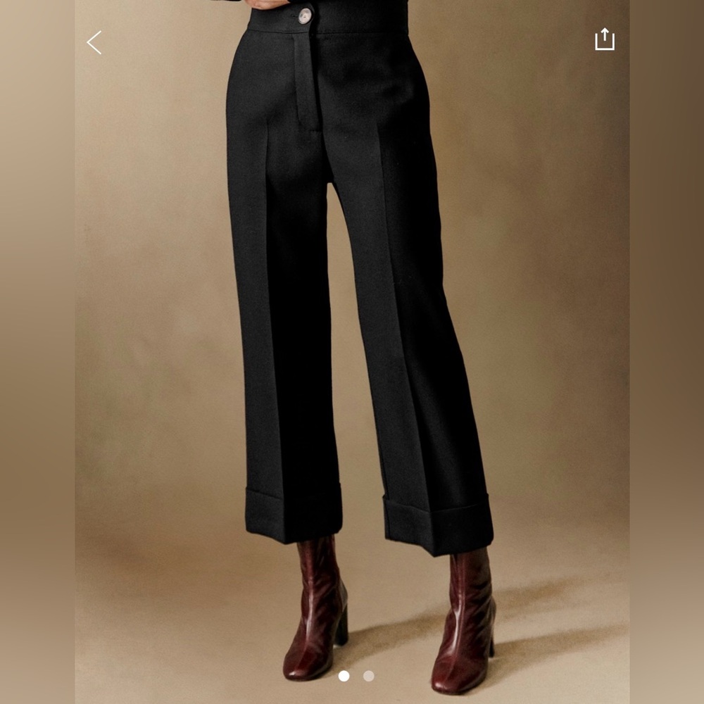 Sezane Women’s Damon pant in black - Picture 5 of 5